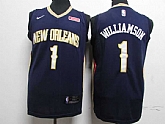 Pelicans 1 Zion Williamson Navy Earned Edition Nike Swingman Jersey,baseball caps,new era cap wholesale,wholesale hats